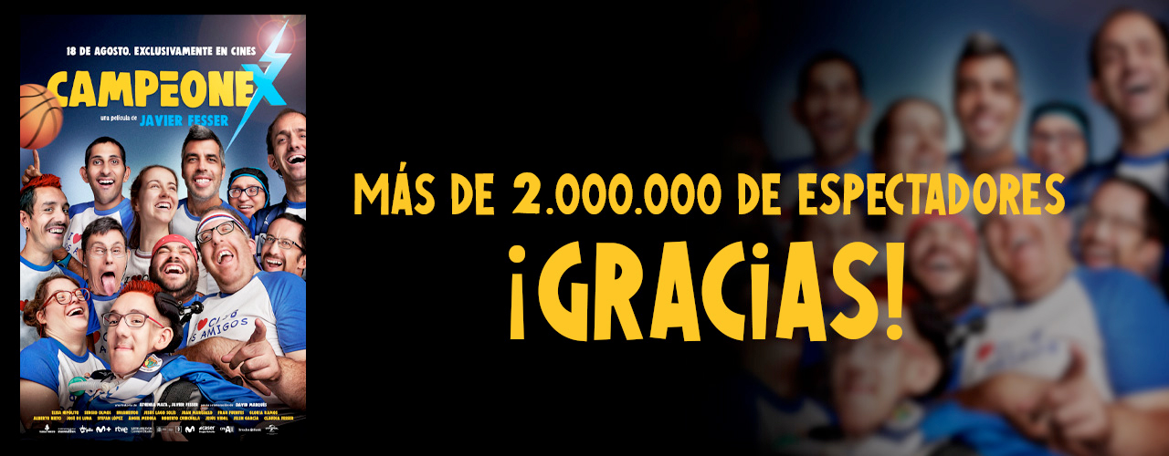 Campeonex: más de 2.000.000 de espectadores. ¡Gracias!